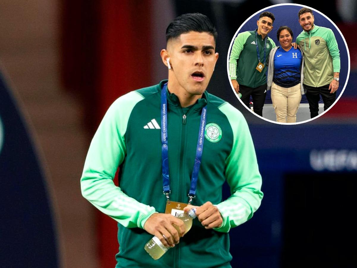 Jugador del Atlético de Madrid le pidió la camiseta del Celtic a Luis Palma ¡para regalársela a otra persona!