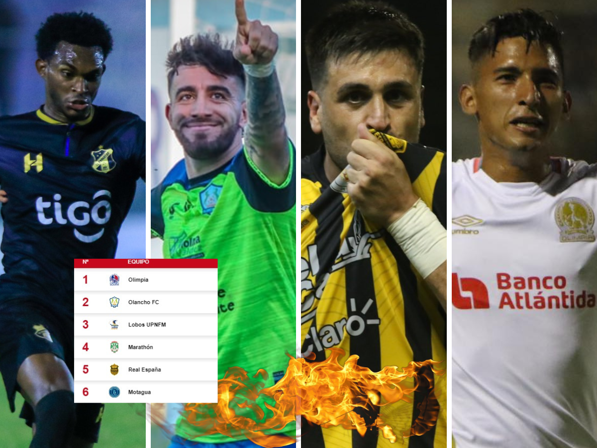 Tabla de posiciones de Honduras: Olimpia acaricia las vueltas, Real España se baja al Motagua y Honduras Progreso respira