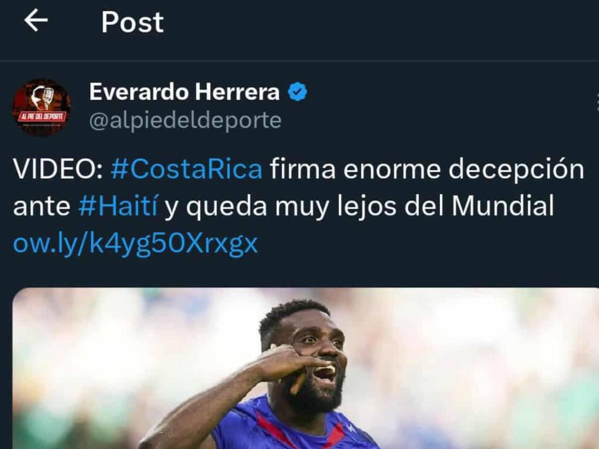 En Costa Rica hacen rotunda petición para el partido contra Honduras y lo que dicen de Piojo Herrera: Que no...