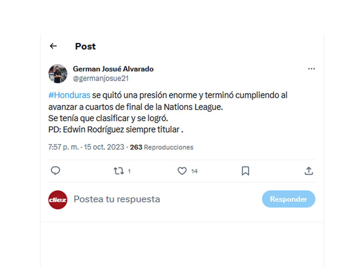 Los periodistas y su opinión sobre el gane de Honduras: “Nos benefició el calendario”, “Ahora se viene lo bonito” y “No emocionarse demasiado”