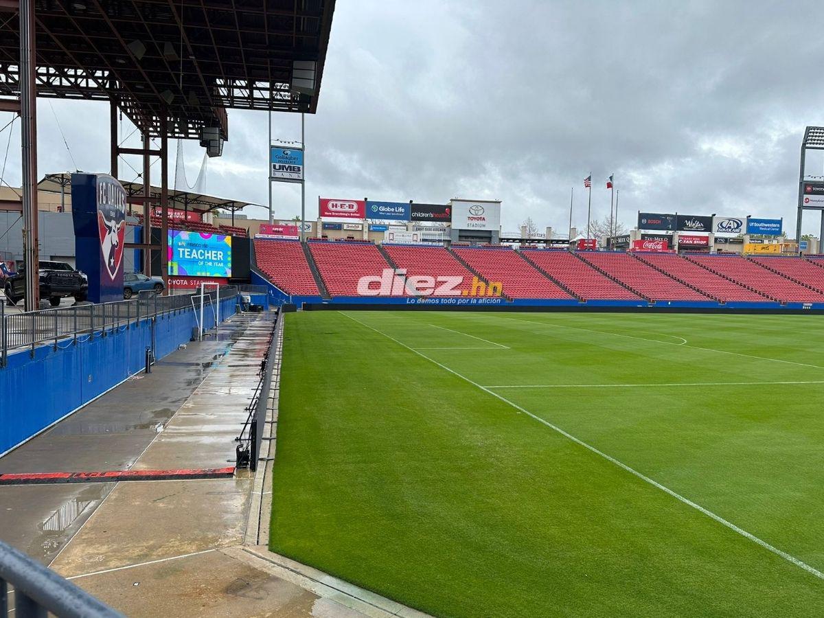 Con paneles solares y engramillado de mesa de billar: Así pulen el Toyota Stadium de Dallas para el Honduras vs Costa Rica