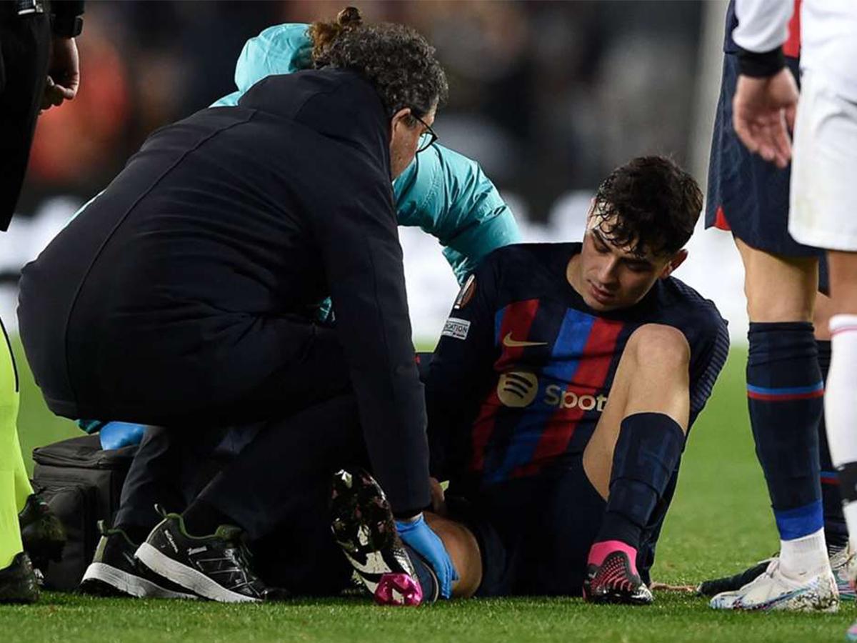 Malas noticias en el Barcelona: se confirma la lesión que sufre Pedri y todos los partidos que se perderá