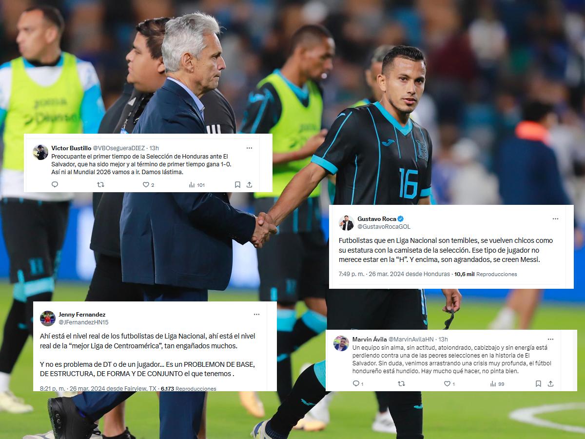 Críticas a la Selección de Honduras y ponen ultimátum a Rueda: “Damos lástima”, “Desastre”, “Jugadores agrandados”