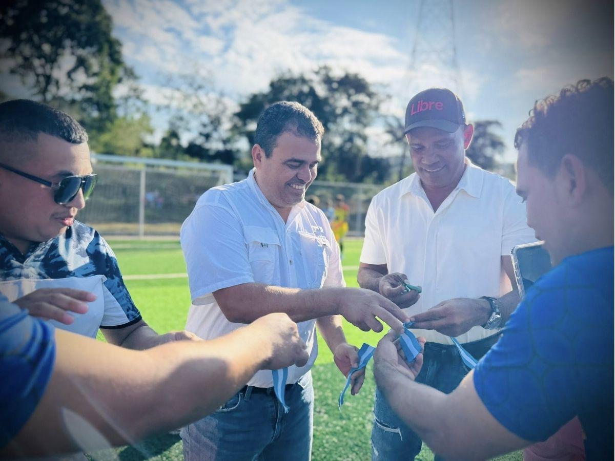¡Llegó la 95! Condepor inaugura cancha sintética en Santa Cruz de Yojoa: así quedó el hermoso recinto