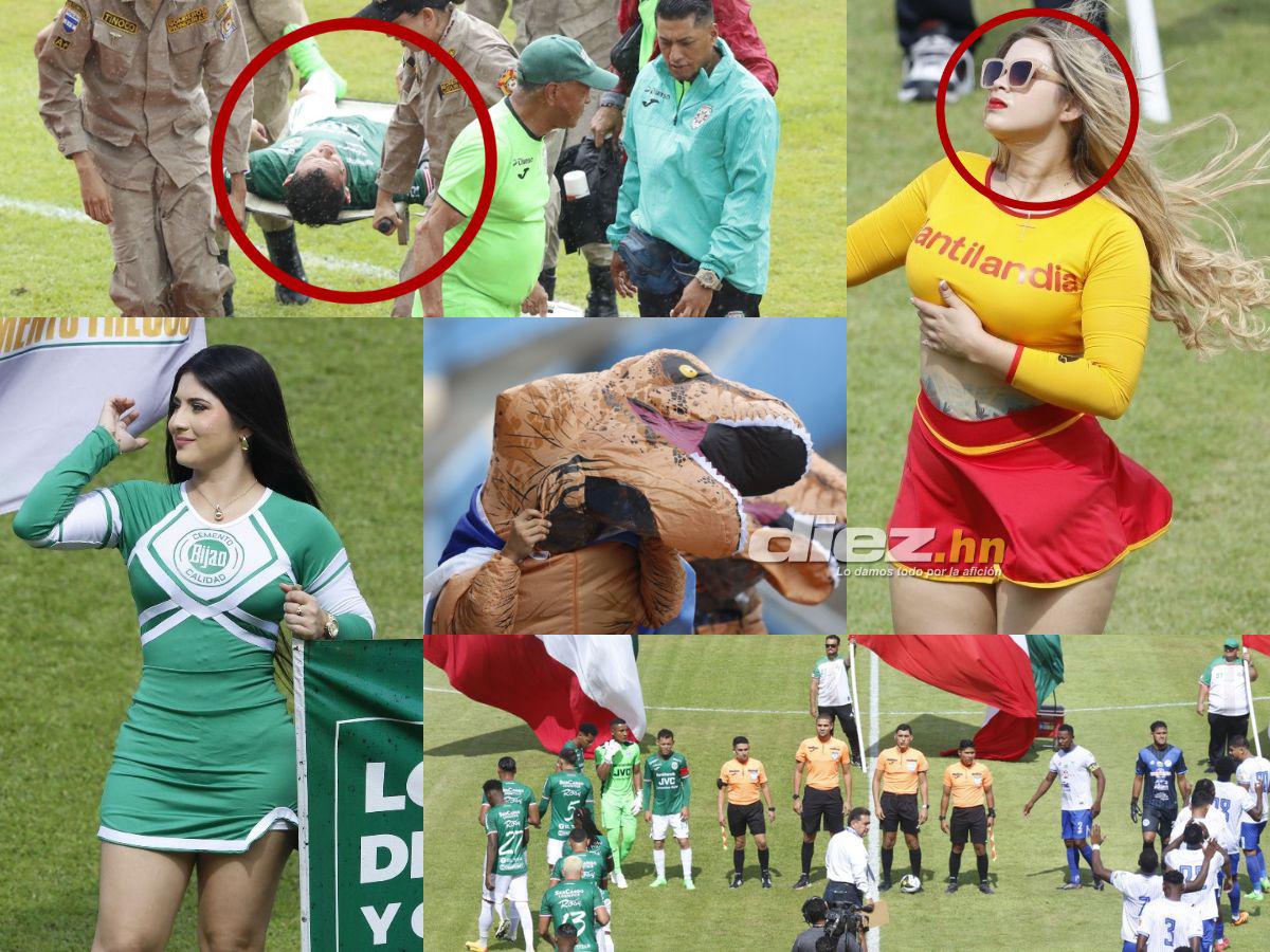 Las guapas que cautivaron en el Marathón-Victoria y la mascota del verde al descubierto: ¡polémica en el Olímpico!