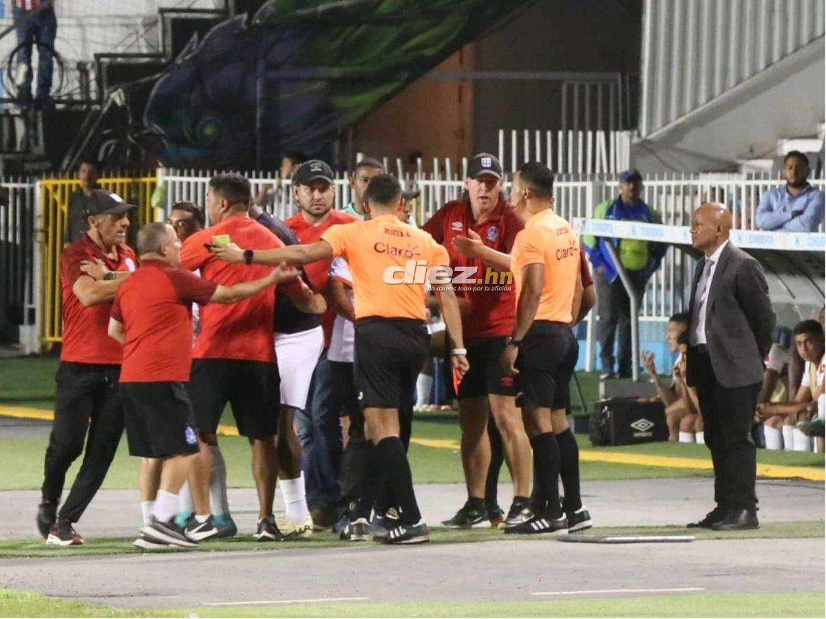 No se vio en TV: La bronca de Pedro Troglio, debut de Andy Nájar en el Nacional y la lluvia de goles en el Victoria vs Real España