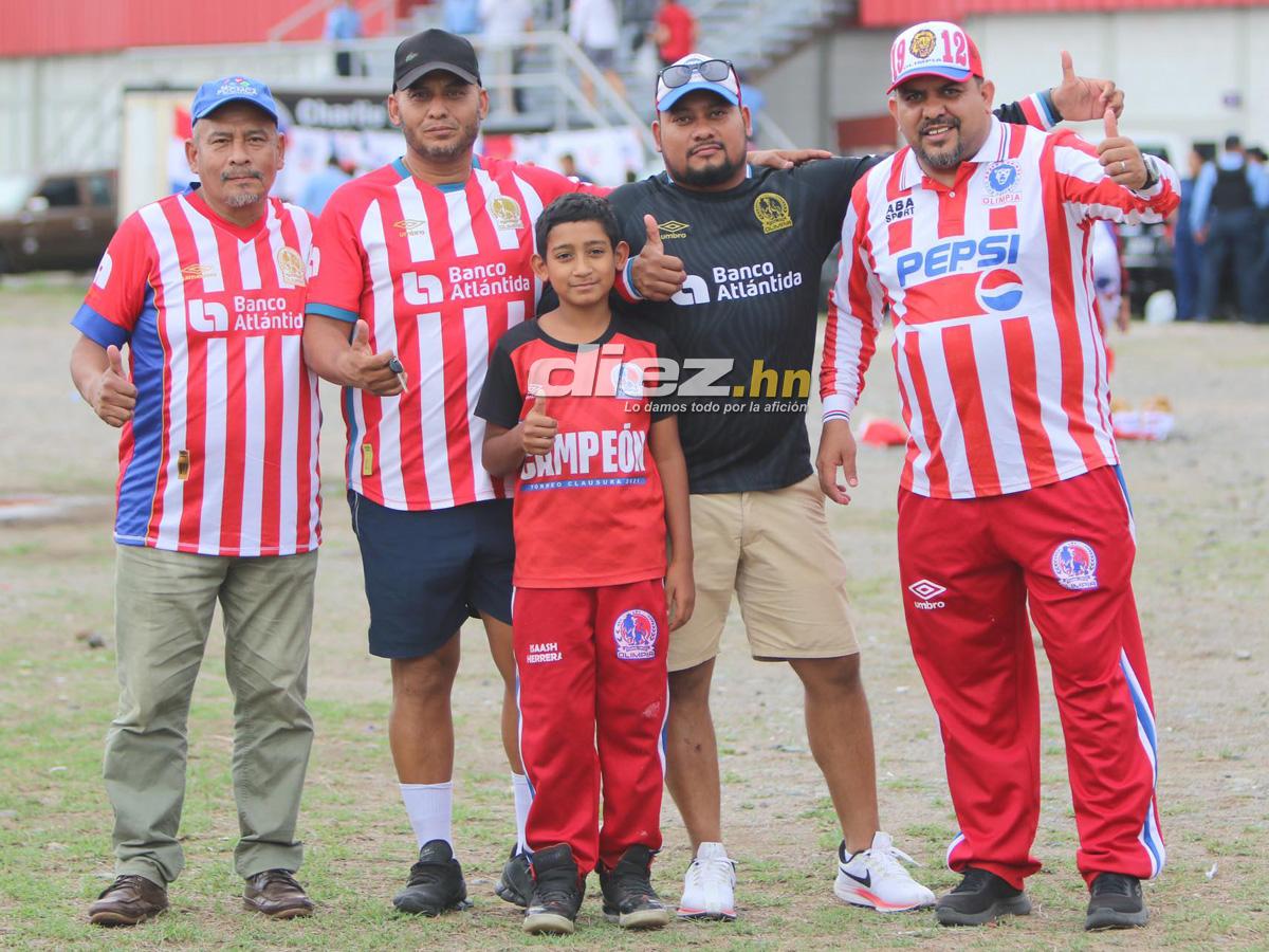 ¡Sorpresa! “Marcelo” llegó a Comayagua para ver al Olimpia, la nena que deslumbra y el banderazo del León; ¡toda una fiesta!