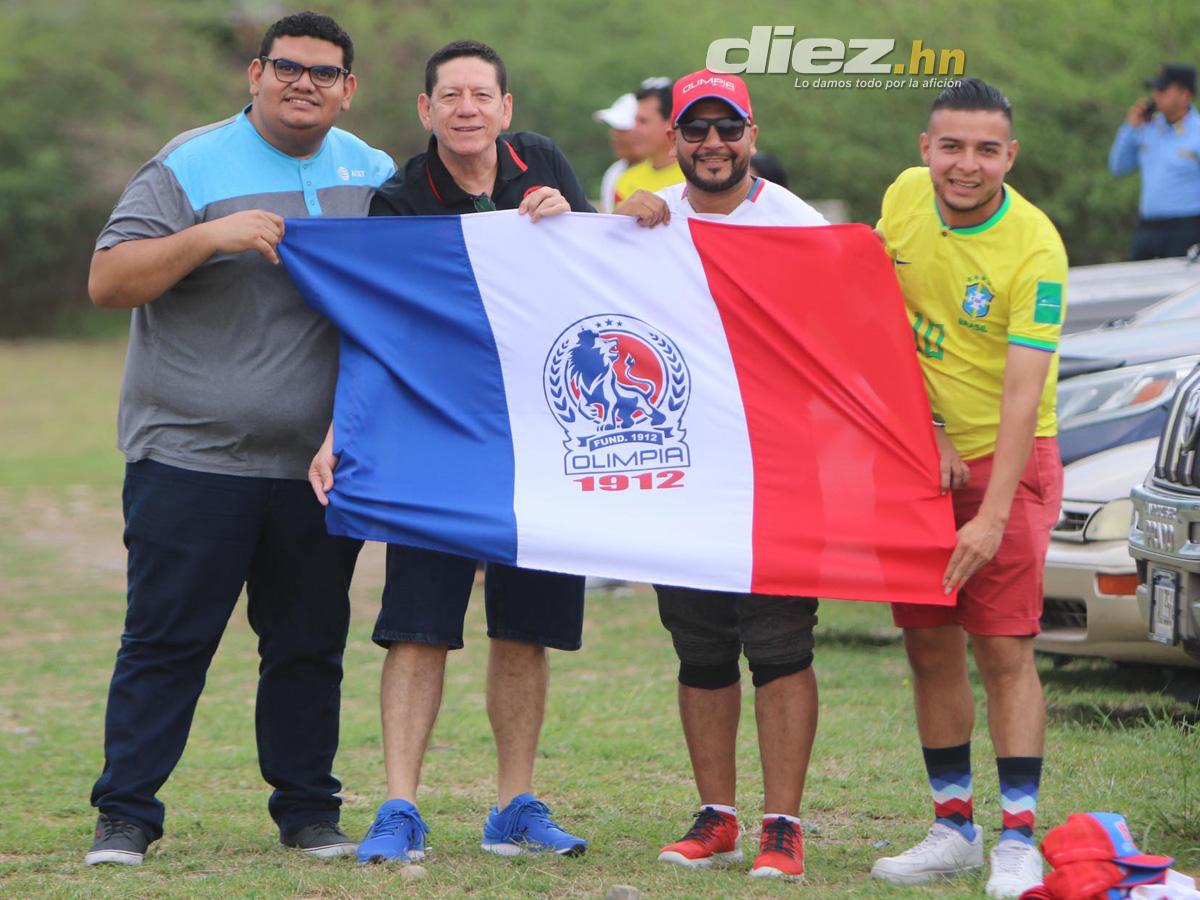 ¡Sorpresa! “Marcelo” llegó a Comayagua para ver al Olimpia, la nena que deslumbra y el banderazo del León; ¡toda una fiesta!