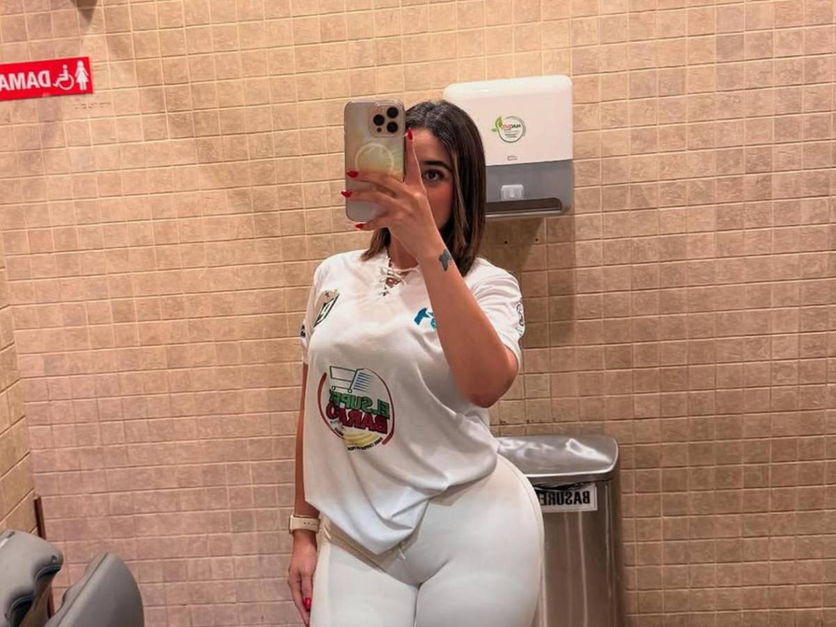 Confesó curioso pasado: La historia de la bella Desiré García, aficionada viral del Platense que enamoró en el Estadio Morazán