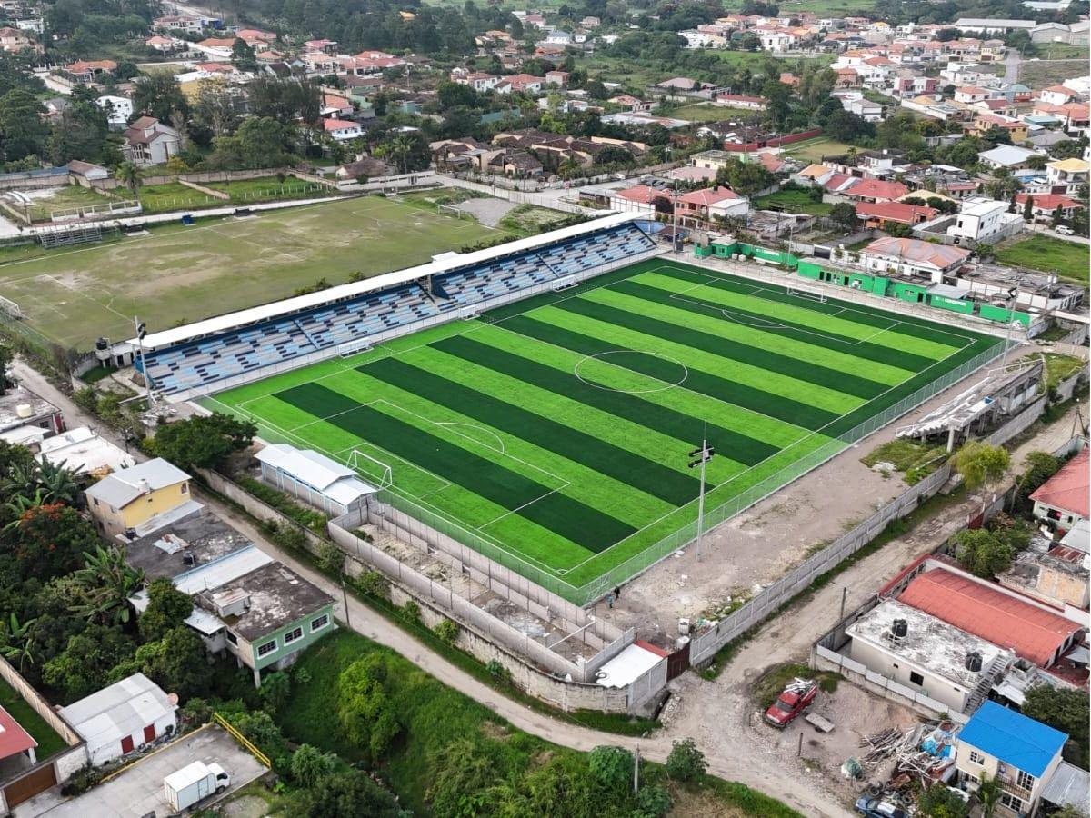 ¡Una mesa de billar! Finalizan con éxito la remodelación del Estadio Sergio Reyes de Santa Rosa de Copán