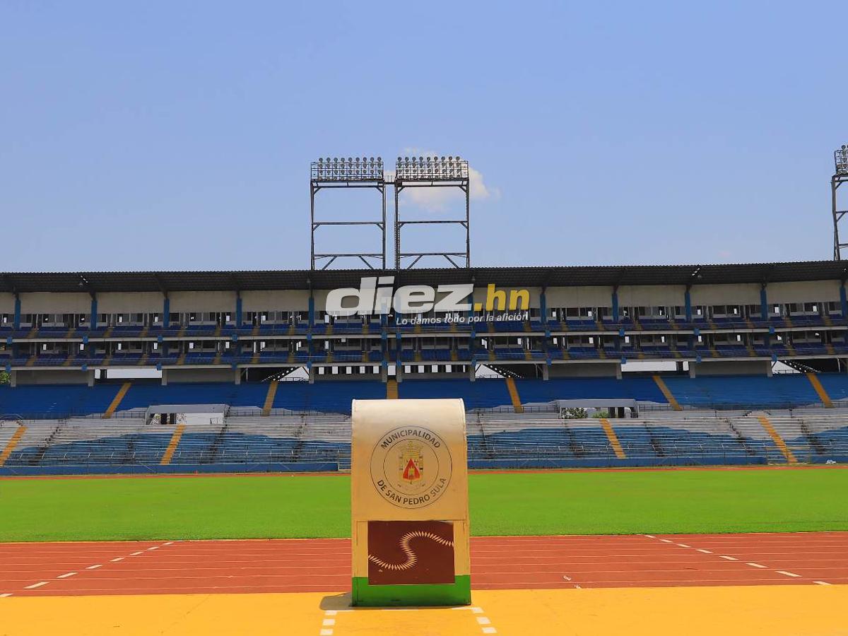 Así pulen el estadio Olímpico, el Matagigantes de San Pedro Sula para recibir a Tigres; el “Chima” Ruiz también llega sentenciado