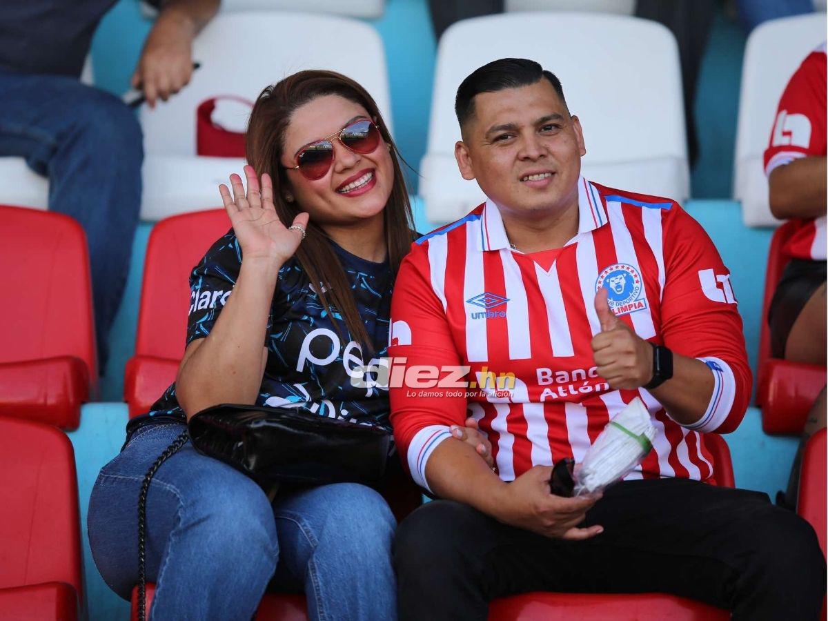 ¿Quién era la chica del Iphone? Las hermosas damas que causaron furor en la previa del derbi Olimpia vs Motagua