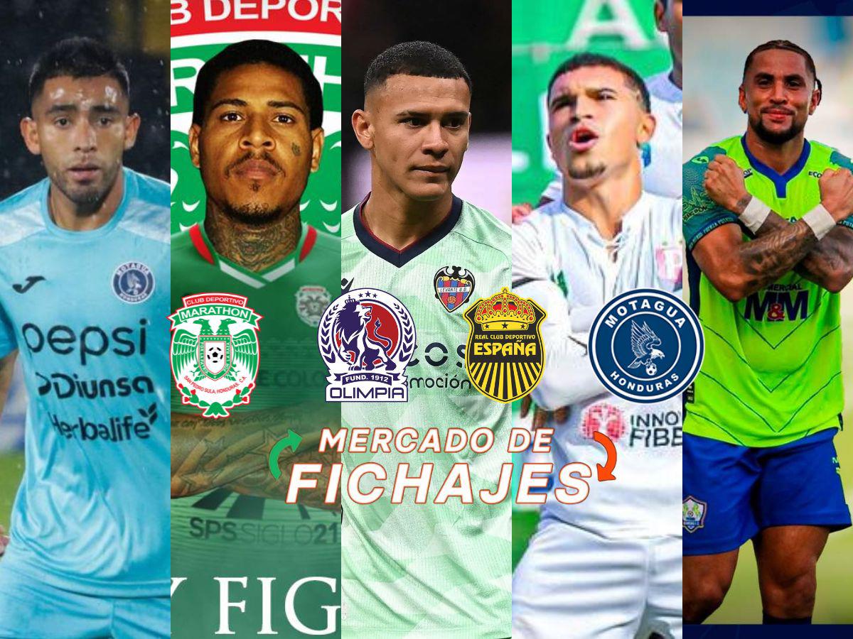 Fichajes: Barrida en Olimpia y Motagua, refuerzo en Marathón y reconocido club de la Serie A va por Arriaga, ¿se va Jorge Álvarez?