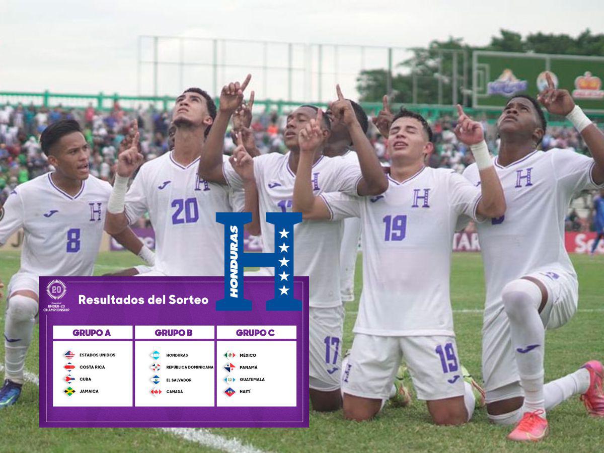 ¿Grupo de la muerte? La Selección de Honduras Sub-20 conoce rivales del Premundial de México 2024