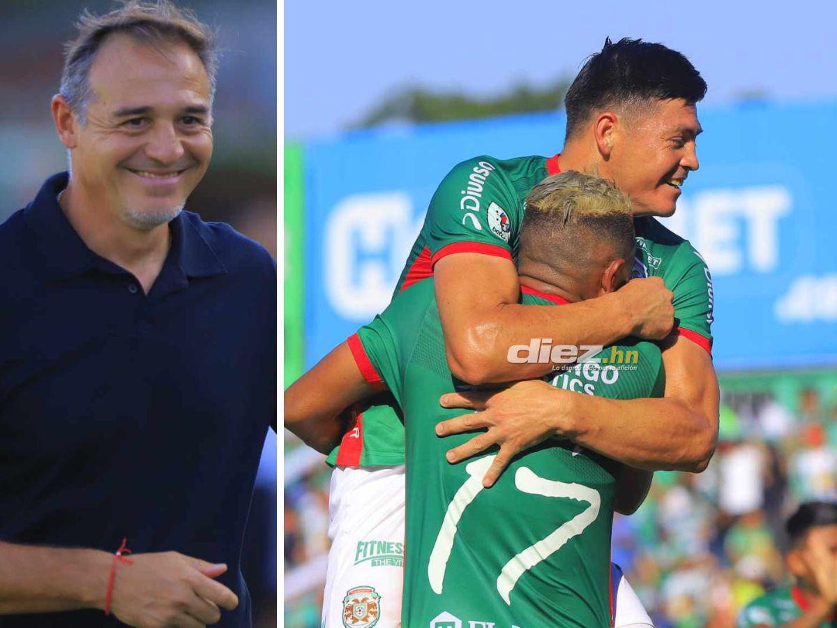 Tota Medina se pronuncia tras el 7-0 del Marathón, habla del liderato en el Clausura y palpita el clásico ante Motagua