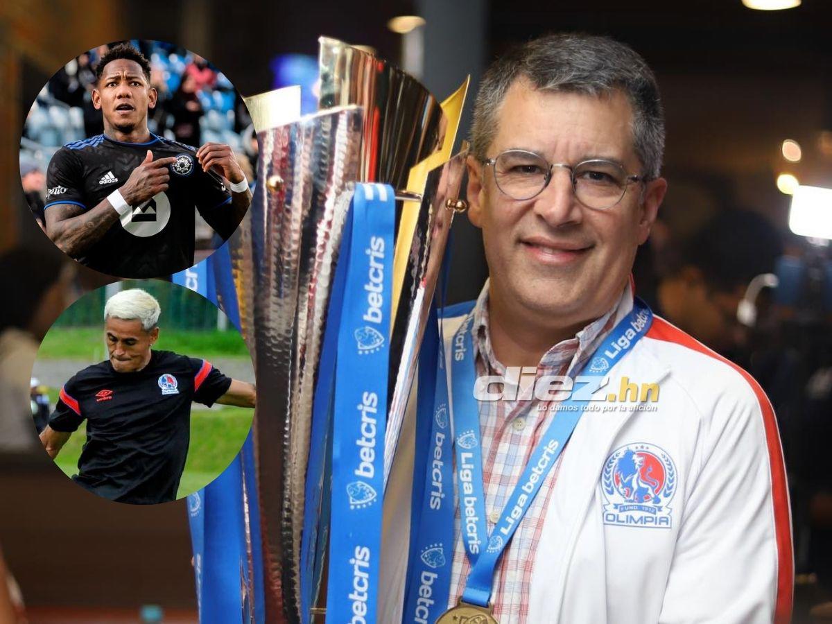 Presidente de Olimpia deja clara su postura de fichar a Andy Nájar y Romell Quioto: “Lo que está funcionando no se debe tocar”