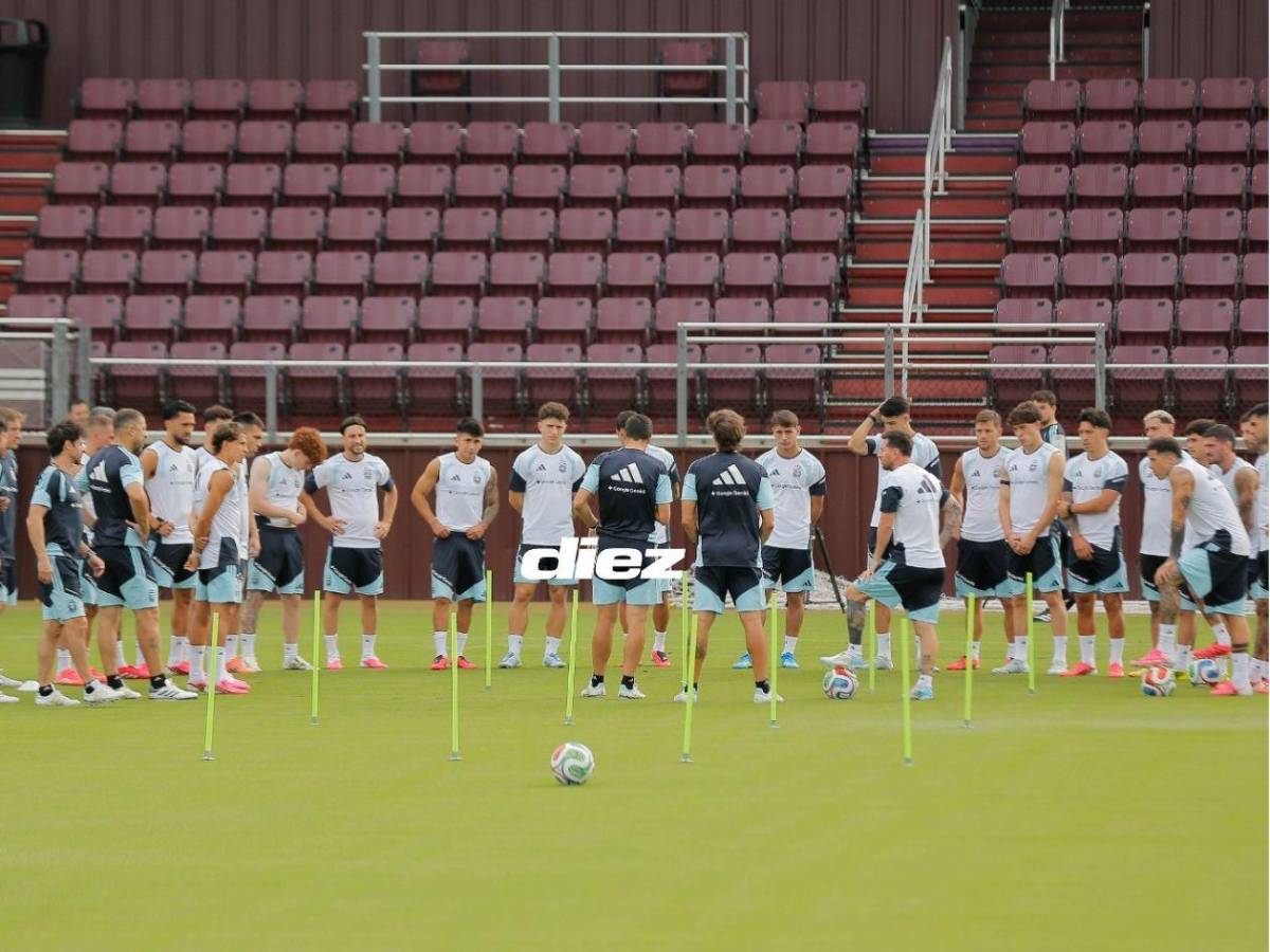 ¡Con Messi a la cabeza! Así fue el último entreno de la Selección Argentina