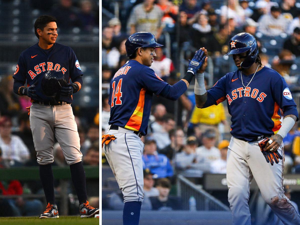 Mauricio Dubón conectó su sexto imparable de la temporada; Astros de Houston abren con victoria la serie ante los Piratas