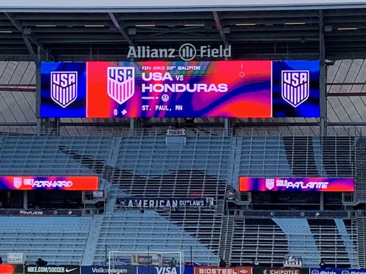 Hondureños no dejan sola a la H en Minnesota: Así luce el Allianz Field previo al juego entre Estados Unidos y Honduras