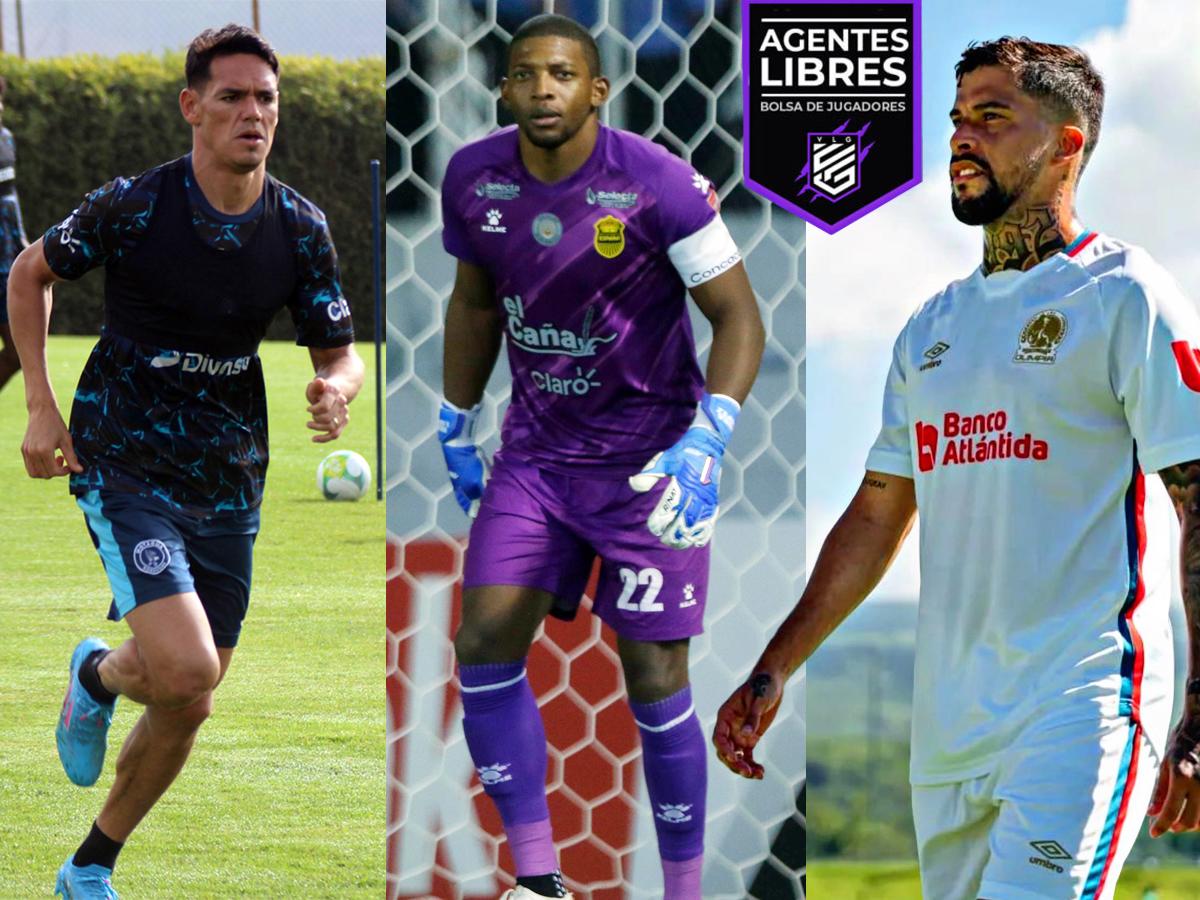 Para elegir: Futbolistas en Liga Nacional que quedan sin contrato al final del torneo; problemas en Motagua, Olimpia y Real España
