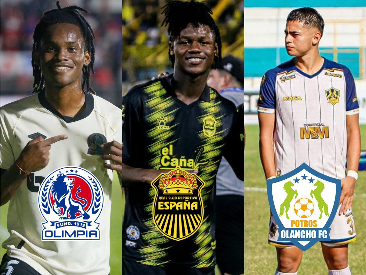 Olimpia debutó dos: 10 promesas que se estrenaron en el Clausura de la Liga Nacional de Honduras