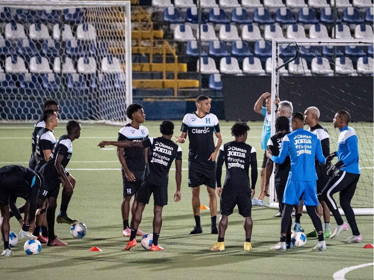 Otro futbolista caído en la Selección de Honduras: defensor central se lesiona y no entrena a horas del duelo ante Nicaragua