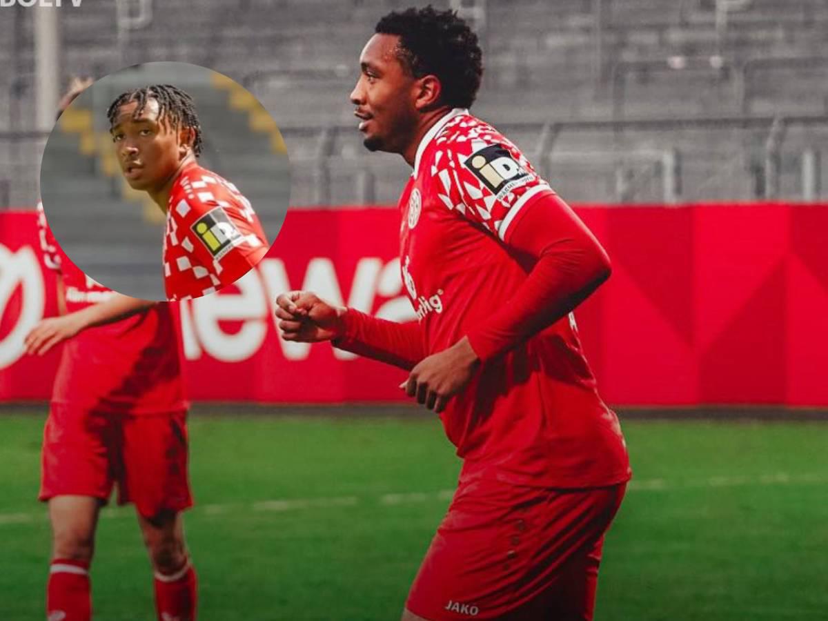 ¡Se estrenó como goleador! Hondureño Nayrobi Vargas dio el triunfo al Mainz en Alemania