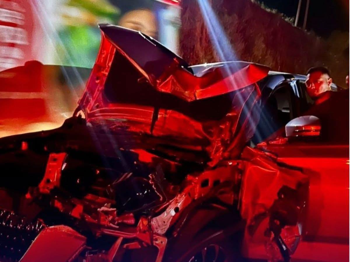 Así quedó el carro de Rodrigo 'Droopy' Gómez y cómo sucedió el accidente: revelan cómo se reaccionó el jugador de Motagua