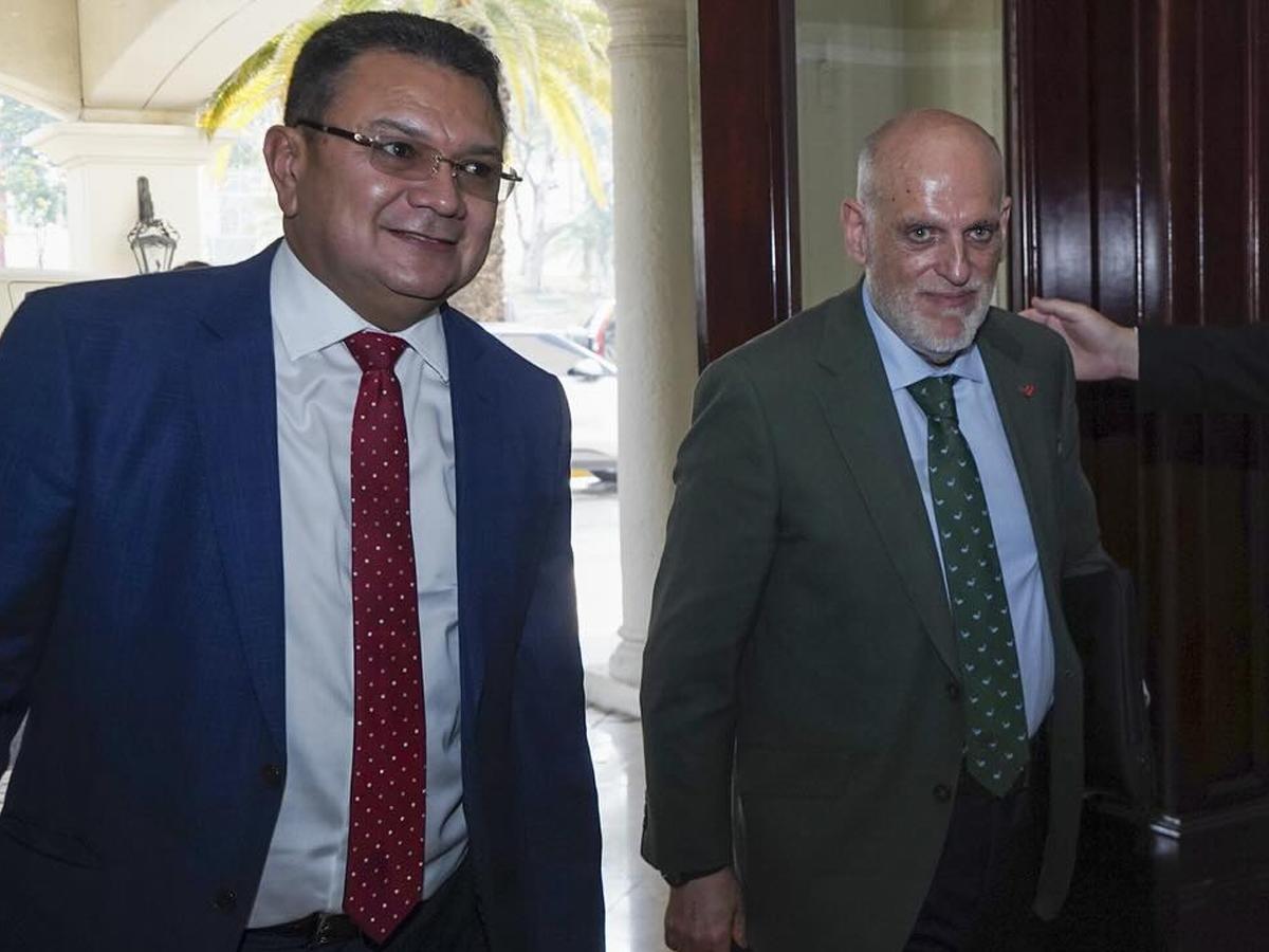 Javier Tebas, presidente de La Liga de España, visitó Honduras: ¿De qué trata la alianza con Liga Nacional?
