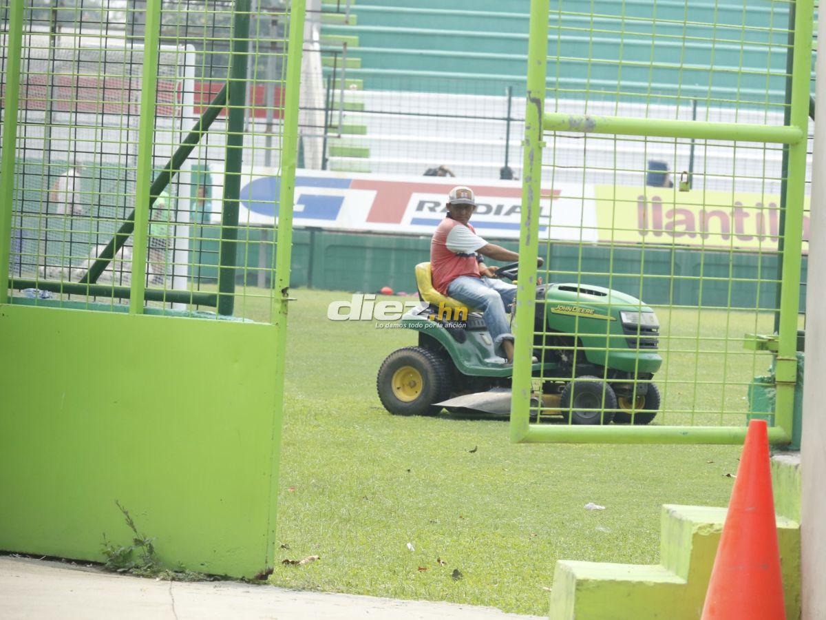 Así embellecen el nuevo Estadio Yankel Rosenthal que albergará la final entre Marathón vs Olimpia; ¡habrá luz artificial!