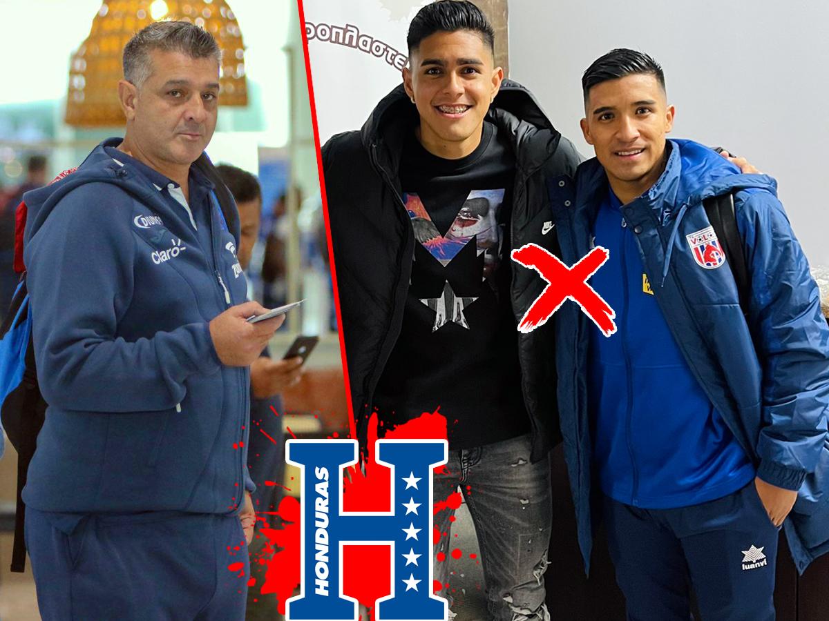 Luis Palma y Michaell Chirinos, los ‘borrados’ por Diego Vazquez en la Selección de Honduras previo a Copa Oro