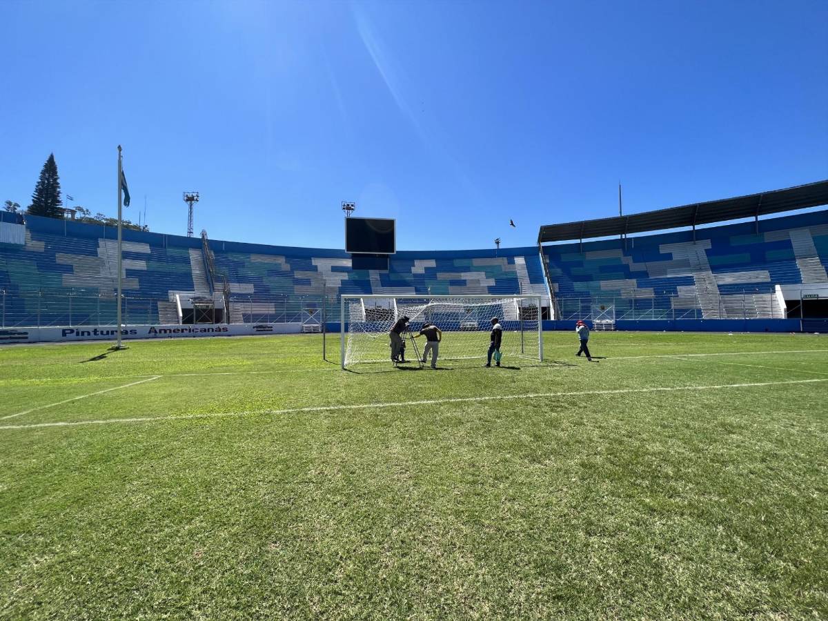 ¡Mesa de billar! Así luce la nueva cancha del Estadio Nacional Chelato Uclés: ¿la mejor grama de Centroamérica?