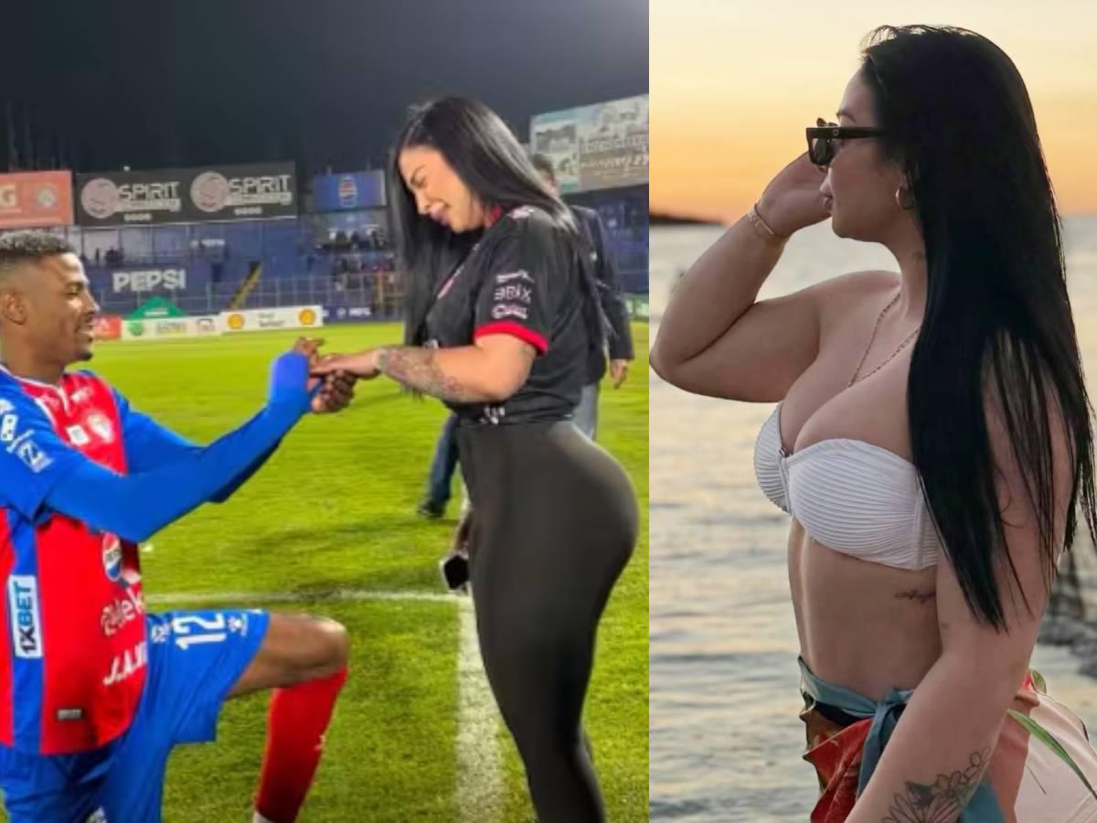 Giro inesperado: Futbolista tico le pidió matrimonio en pleno juego, pero a los días lo cortó ¿Quién es ella?