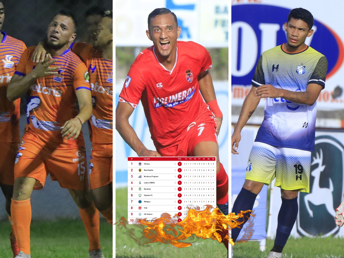 Arde la tabla acumulada: Real Sociedad se aferra a la salvación, Honduras Progreso cede terreno y ¿cómo queda UPN?