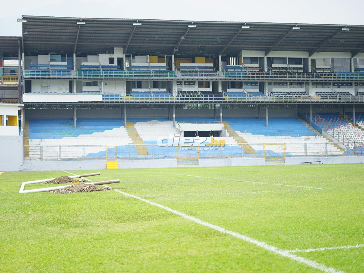 Adiós a la pesadilla: El Estadio Morazán se despide de la grama vieja para instalar engramillado de primer mundo