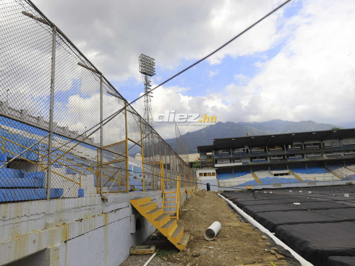A un 70%: El Estadio Morazán, en recta final para estrenar grama parecida al Santiago Bernabéu, ¿cuándo inicia el cocido del engramillado?