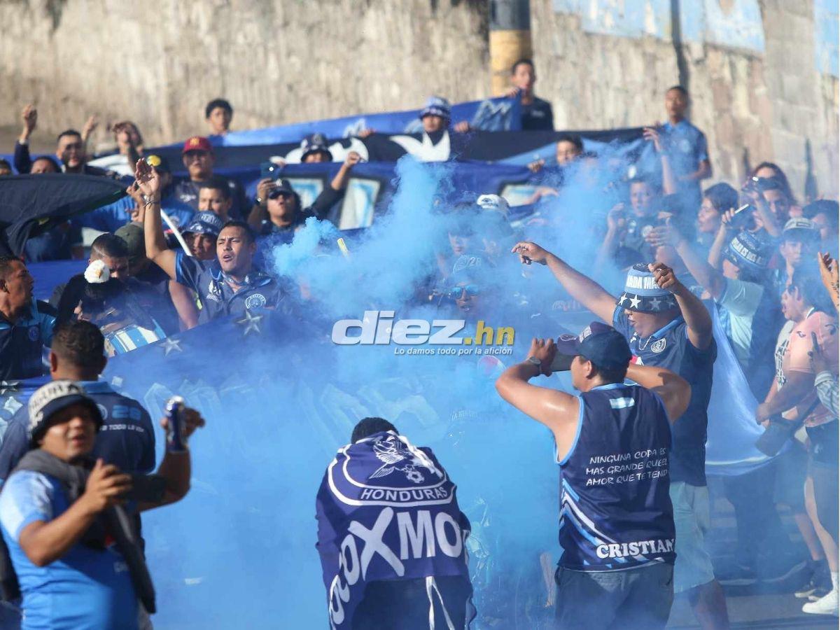 Real España bailó al Motagua: los rostros de tristeza y bronca en el “Ciclón Azul” tras el humillante 0-4 en el Nacional