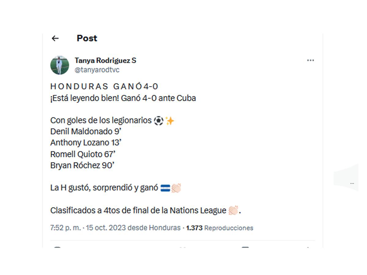 Los periodistas y su opinión sobre el gane de Honduras: “Nos benefició el calendario”, “Ahora se viene lo bonito” y “No emocionarse demasiado”