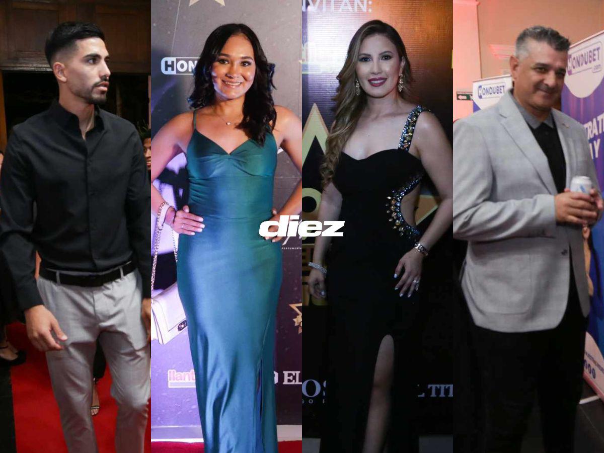 Bellezas, futbolistas y técnicos nominados: Así se vivió la previa de la gala de los Premios Diez en el Teatro Manuel Bonilla