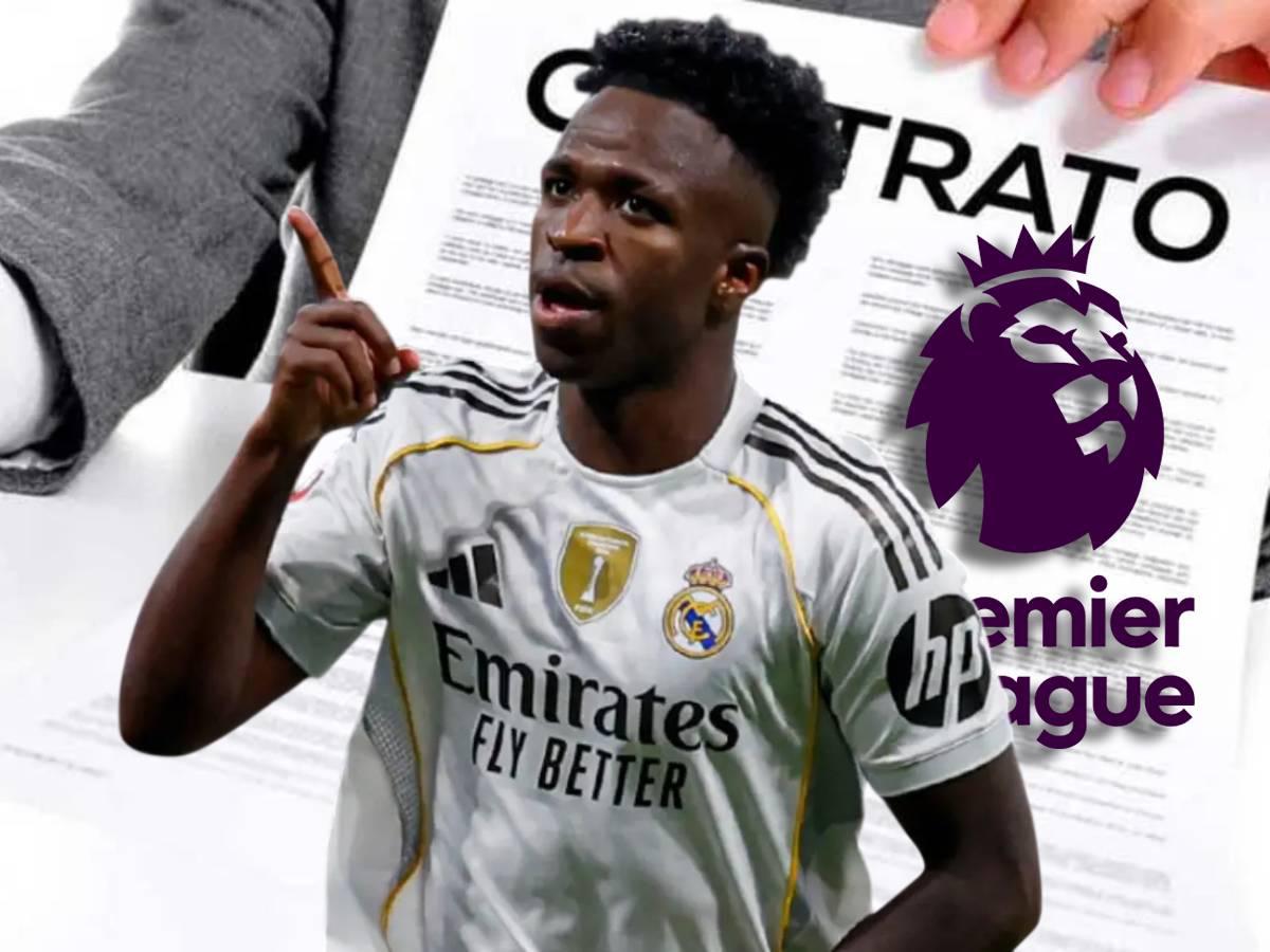 Gigante de la Premier League le ofrece un contrato galáctico a Vinicius para sacarlo del Real Madrid: la postura del club