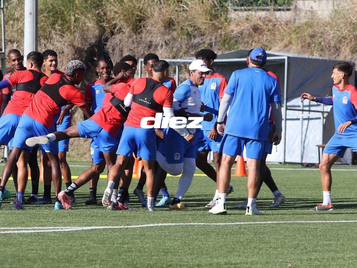 Curioso look en Olimpia, nuevos rostros y Elis a tope: así preparó el Rey de Copas su último entrenamiento previo al debut