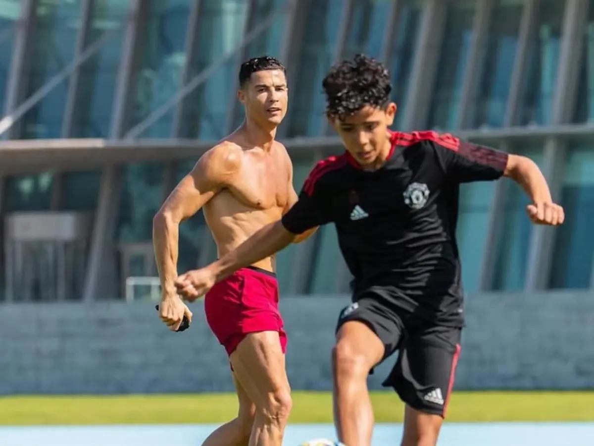 ¿Su novia o hermana? La verdad sobre la misteriosa chica que aparece junto al hijo de Cristiano Ronaldo y que 12 años mayor