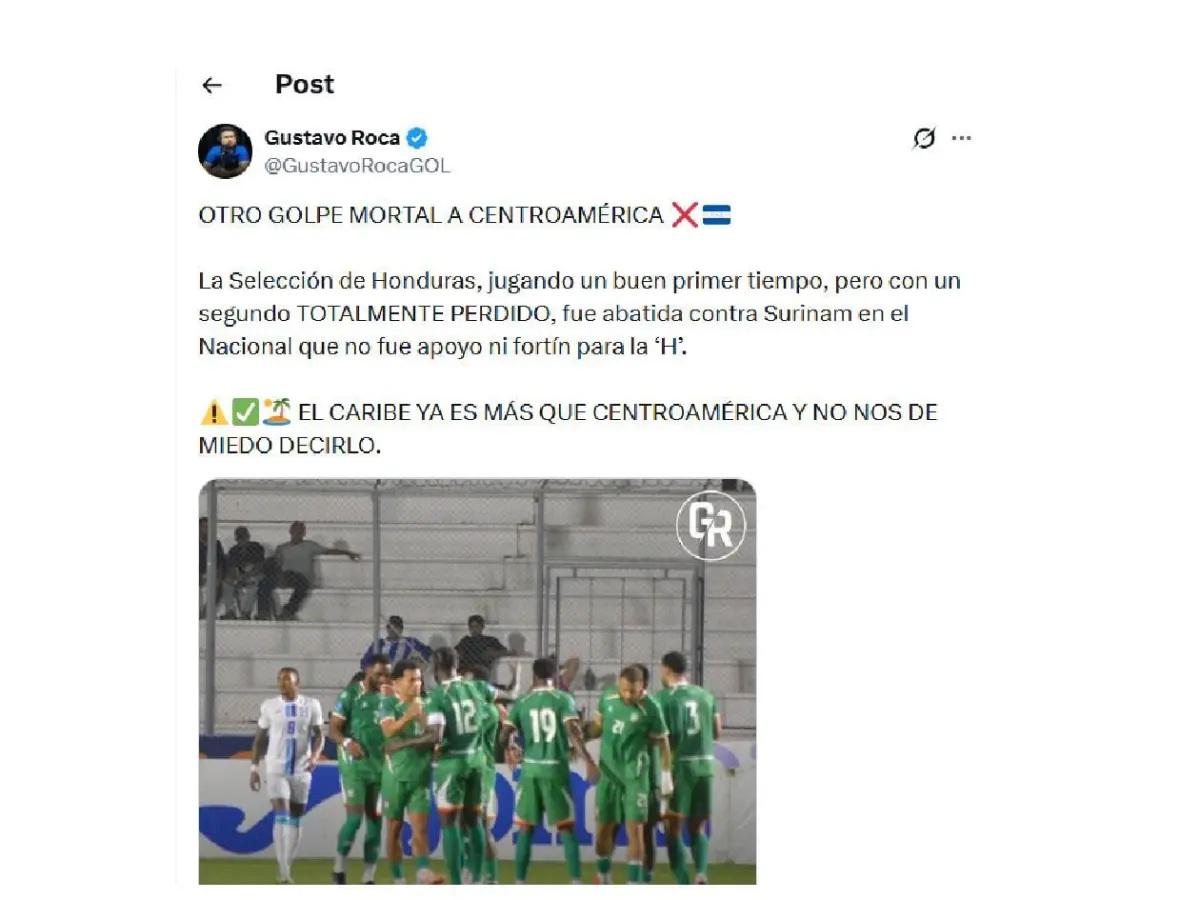 Los dos señalados tras la caída de Honduras y lo de Dereck: Tremenda decepción