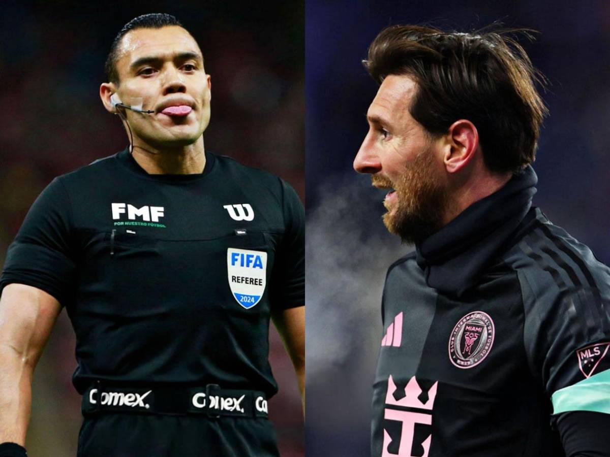 ¡Polémica! Concacaf castigó al árbitro Marco Ortiz por su acción con Messi al finalizar el partido del Inter Miami