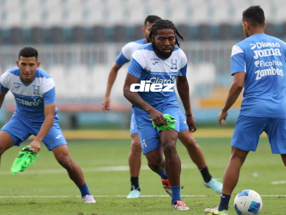 ¡Visitas sorpresa! Legionario se bajó del avión directo al entreno de la Selección de Honduras y un lesionado dijo adiós a la concentración