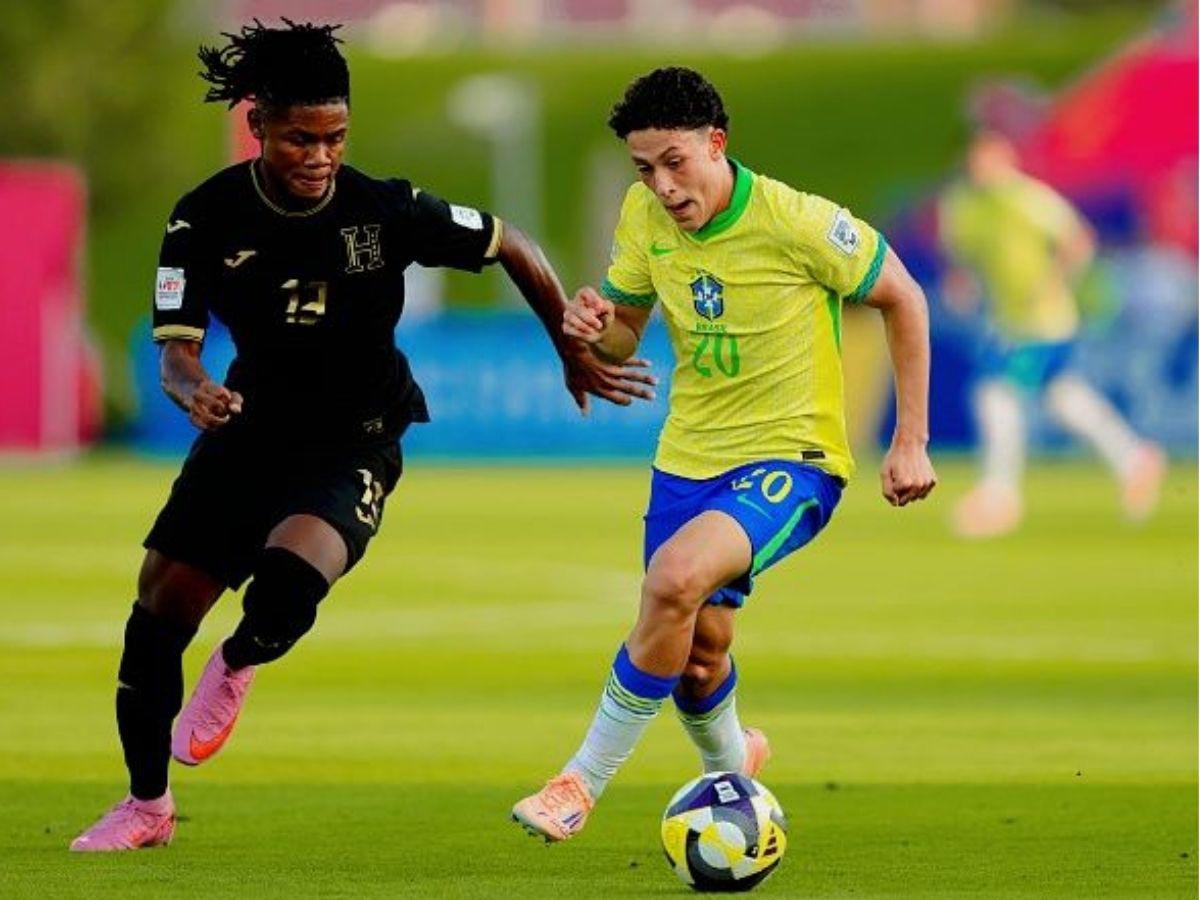 Tristeza en la Sub-17 de Honduras, Brasil bailó samba y el nuevo Haaland despedazó a la Bicolor en Qatar
