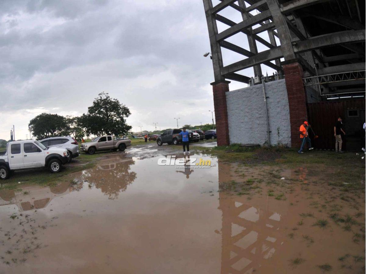 No se vio en TV: Diluvio en Choluteca, jugador de Motagua se robó el show y chicas robaron suspiros en el Emilio Williams