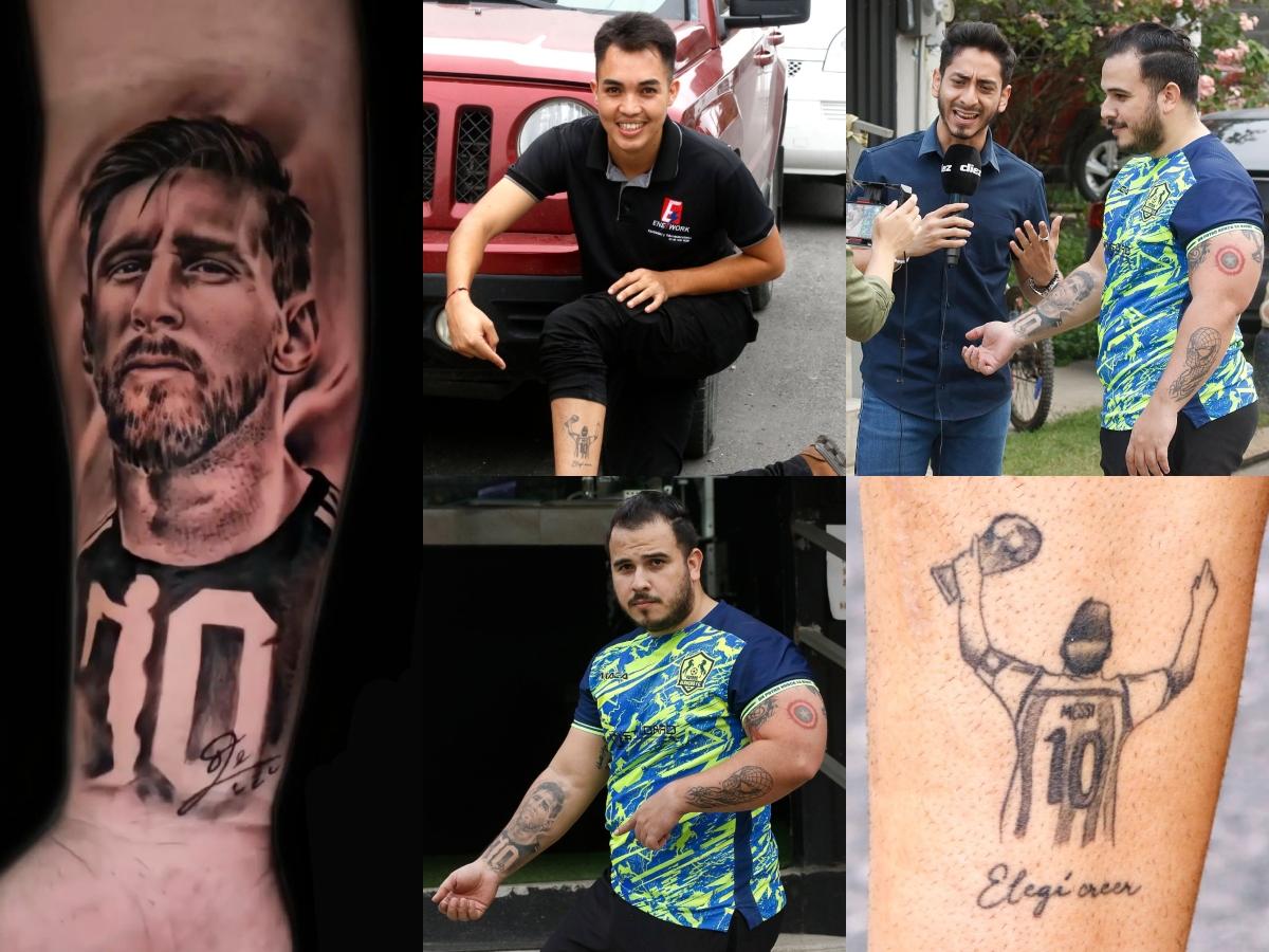 Locura por Messi en Honduras: Fanáticos se tatúan al 10 del Inter Miami en su piel: “Me costó 600 dólares”