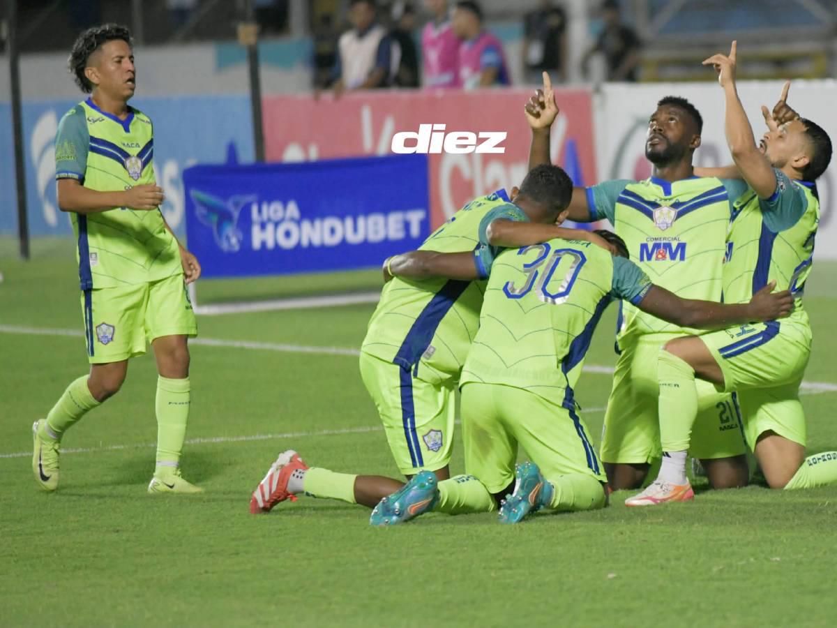 Clayvin Zúniga fue el autor del gol de la victoria ante Motagua.