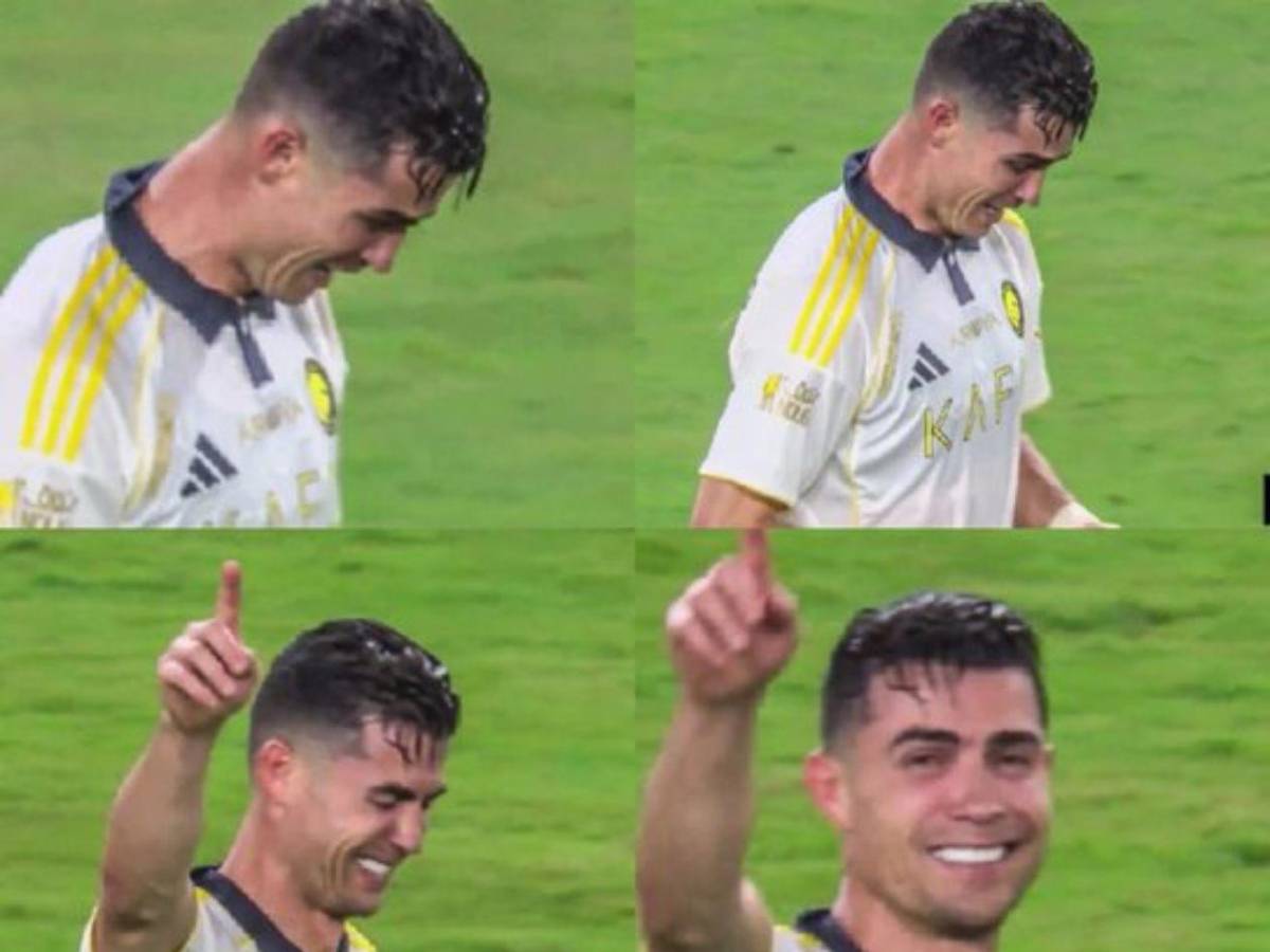 Cristiano Ronaldo se exhibió y lloró: así festejó CR7 su primer título en Arabia